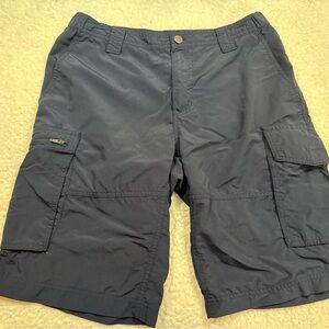 Columbia Blue Cargo Shorts Outdoor Adventure